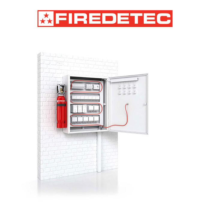 Electrical cabinets fire suppression system