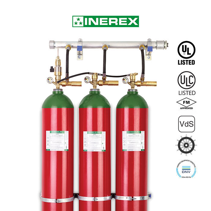 INEREX inert gas fire suppression system
