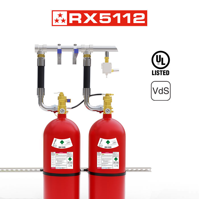 RX5112 Halocarbon fire suppression Systems