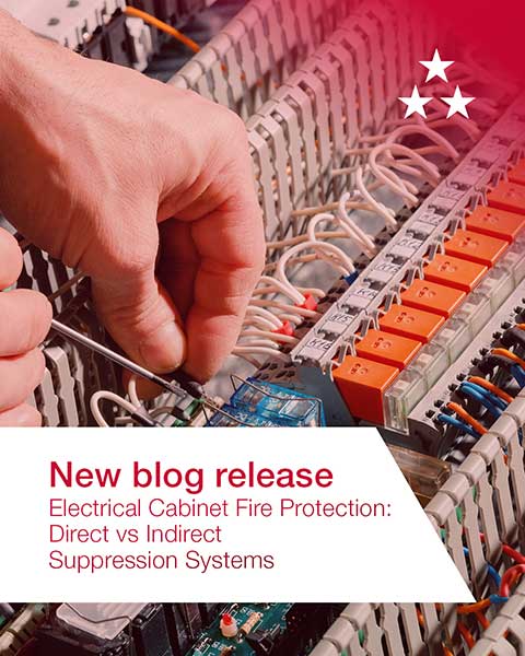 Electrical Cabinet Fire Protection: Direct vs Indirect Suppression Systems