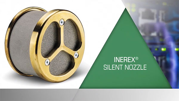 INEREX Silent Nozzle for Data Center Fire Protection